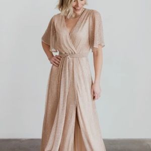 Baltic Born - Grace Champagne Sparkle Gown